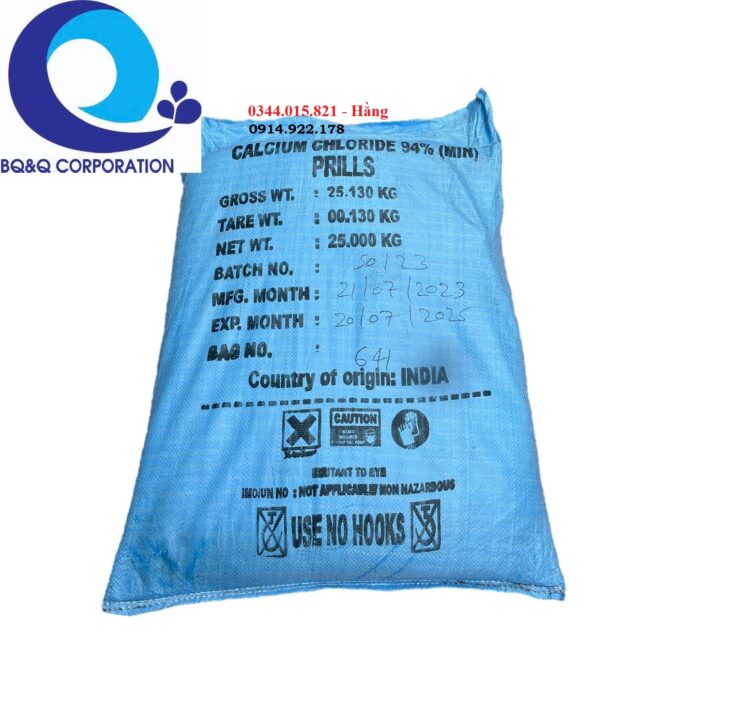 Khoáng CaCl2 viên bổ sung canxi cho tôm, giúp tôm cứng vỏ, dễ lột xác